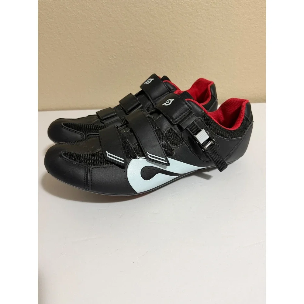 Peloton Cycling Shoes Black Red Men 13 Women 14.5 EU 47 with Delta Cleats